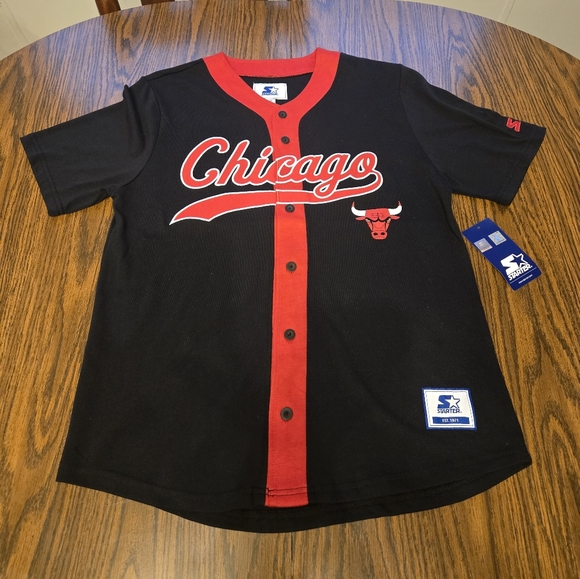 Chicago Bulls Baseball Jersey. NWT - Picture 1 of 6